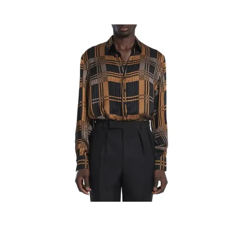 SAINT LAURENT Casual Pants Womens Yellow