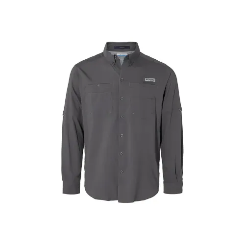 Columbia PFG shirts shirt Unisex Gray/023
