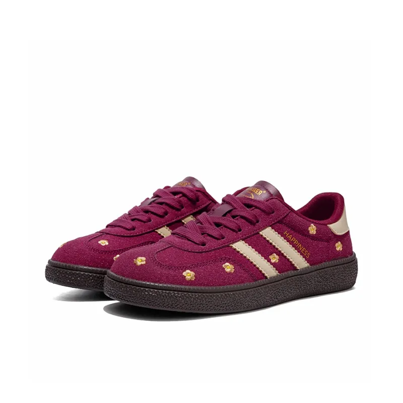 ΛOLUNKΛ Slip Resistant, Lightweight, And Breathable Low Top Skateboard Shoes Women's-13