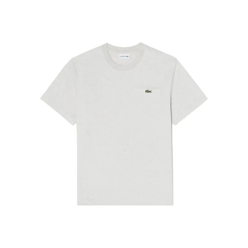 LACOSTE T Shirt Men's White Gray-0