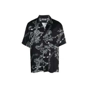 VERSACE JEANS COUTURE Shirts Men Black