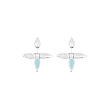 LOUIS VUITTON Earrings Women's Silver