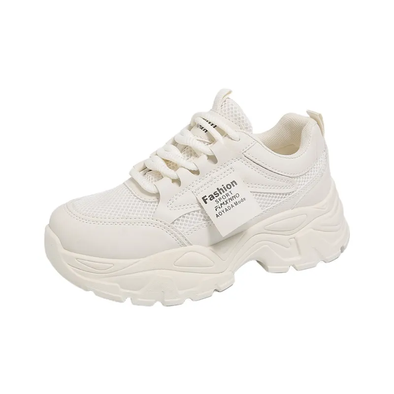 Puppytown Slip Resistant, Abrasion Resistant, Breathable Low Top Chunky Sneakers Women's-3