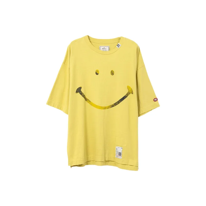 Maison Mihara Yasuhiro Smily Face print T shirt-0