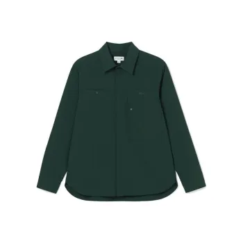 LACOSTE Shirts Men Dark Green