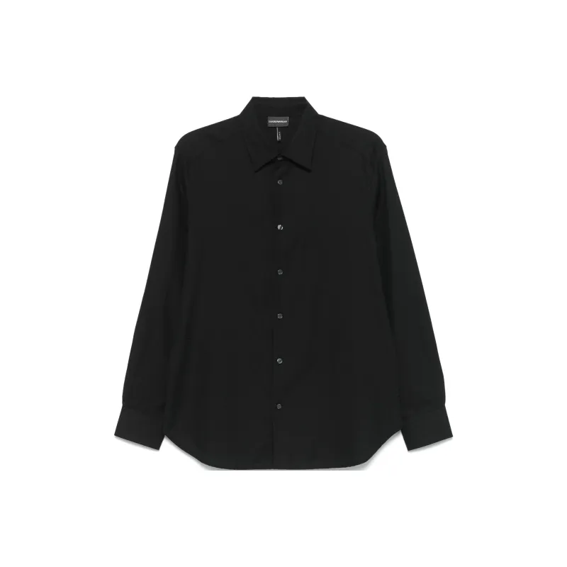 EMPORIO ARMANI Logo jacquard Shir-0