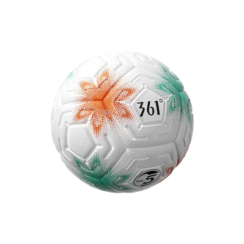 361° Size 45 Soccer PVC Machine Stitched Soccer Ball Unisex Orange-2
