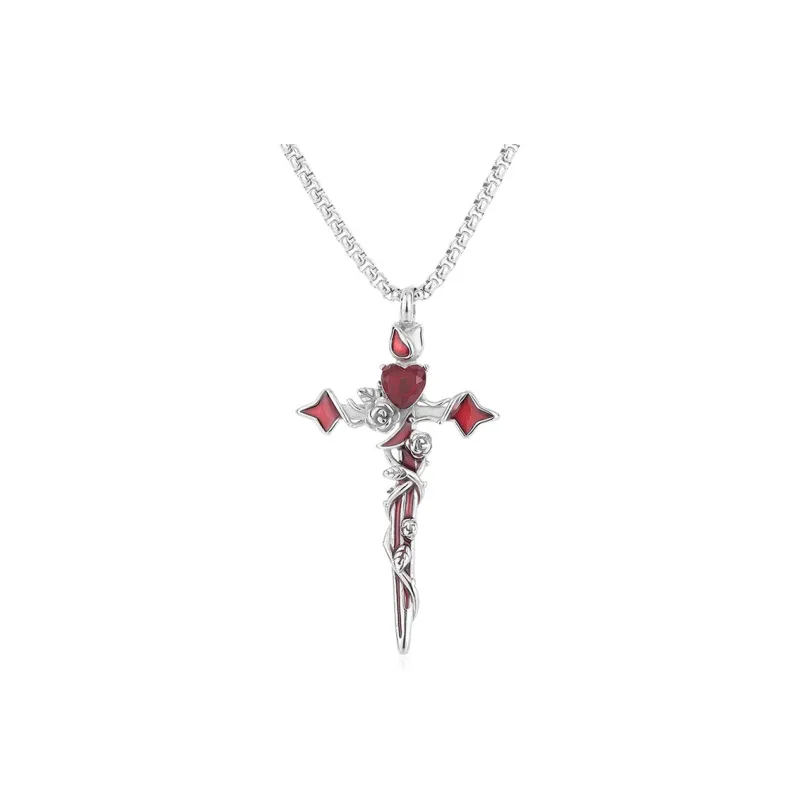CENTURY&KINDLE Titanium Steel Necklaces Unisex-0
