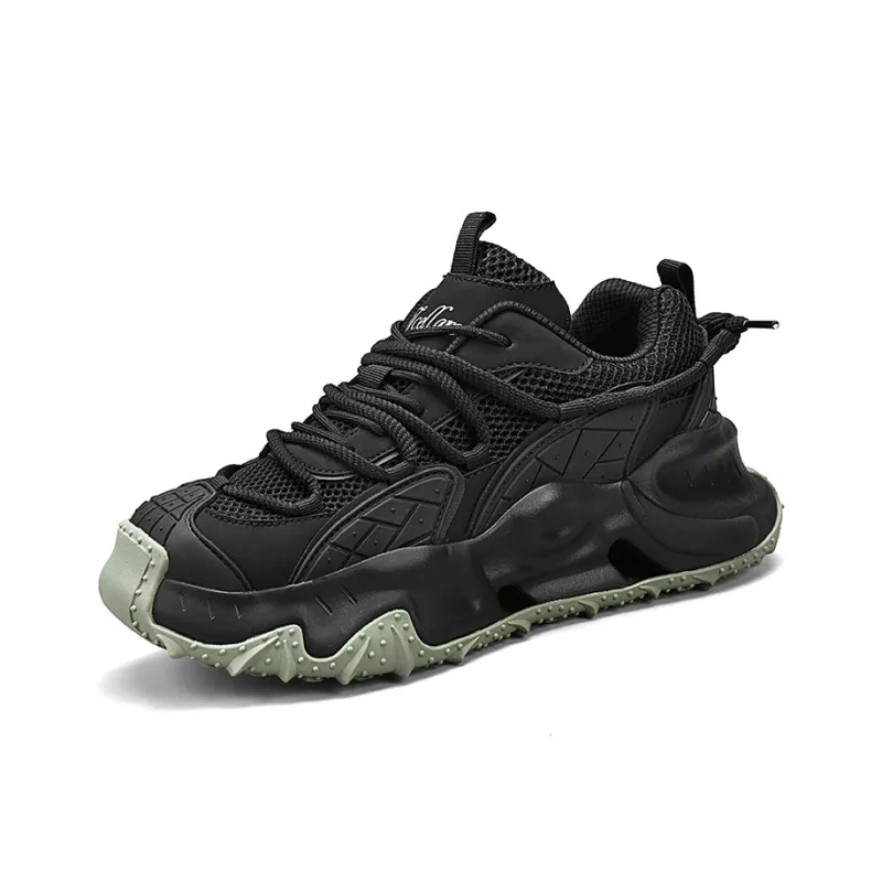 TCELLARS Cushioning Abrasion Resistant Lightweight Height Increasing Mat Low Top Chunky Sneakers Unisex-8