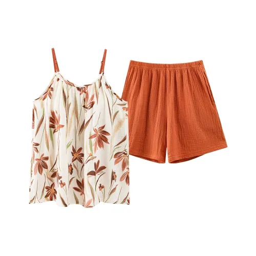 FENTENGCARE Pajama Set Women's Coral