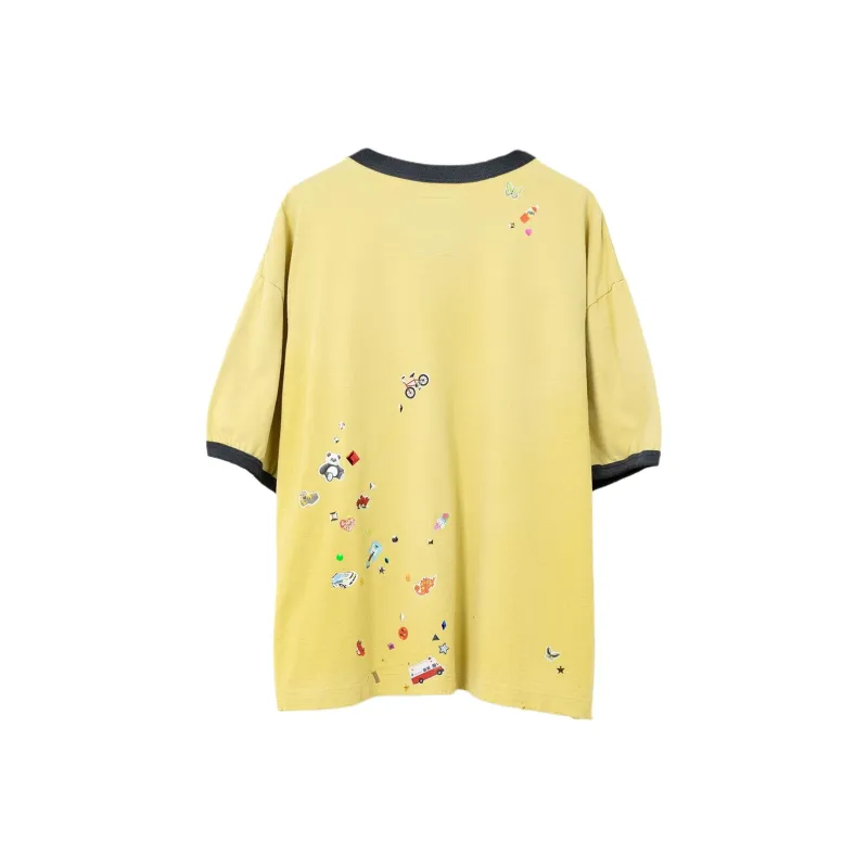 Maison Mihara Yasuhiro Smiley Face print T shirt-1