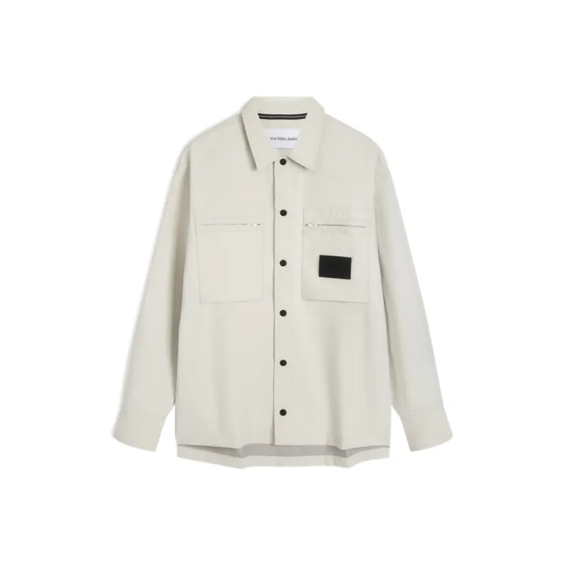 CALVIN KLEIN Shirt Men's Cow Ivory-0