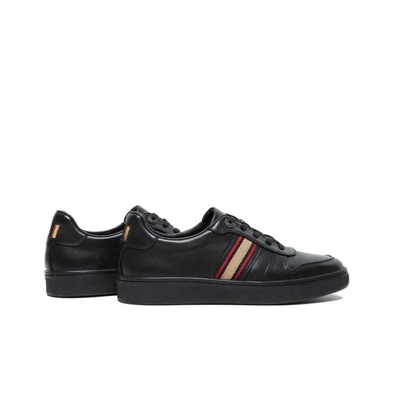 Bansley Low Top Skateboard Shoes Men's Black-3