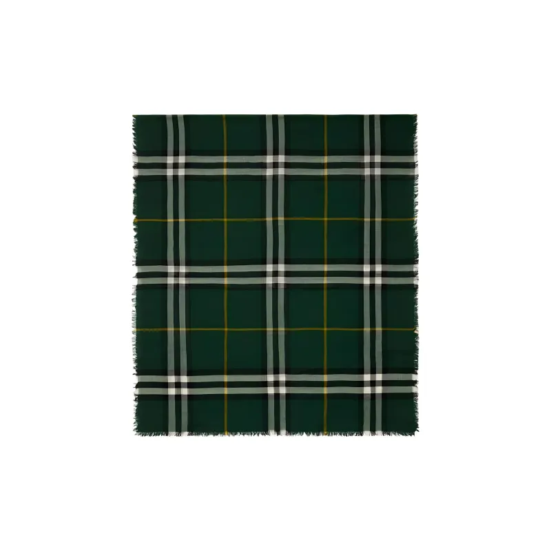 Burberry Check Wool Scarf-1