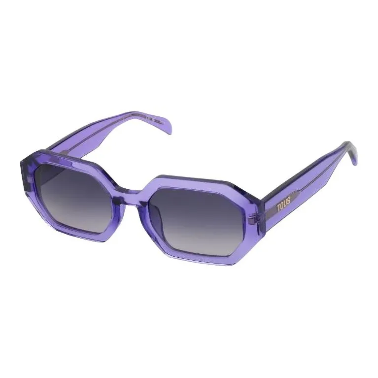 TAOSIXIONG Acetate Irregular Shape Sunglasses Women's Purple-0