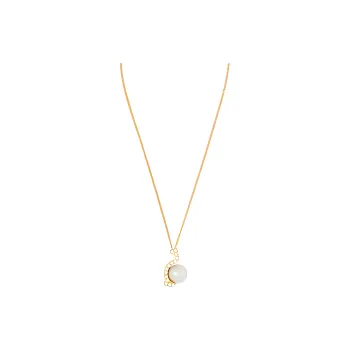 Ferragamo Pearl Pendant Necklace