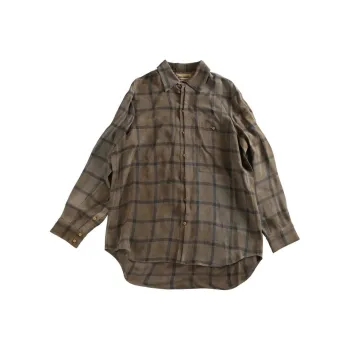 UMA WANG Check pattern Shirt