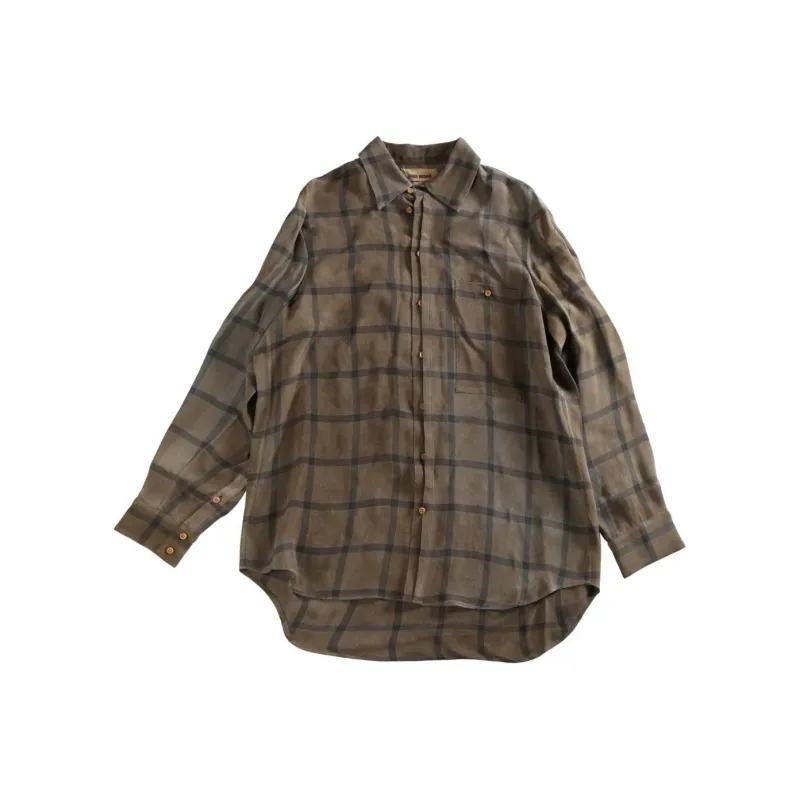 UMA WANG Check pattern Shirt-0