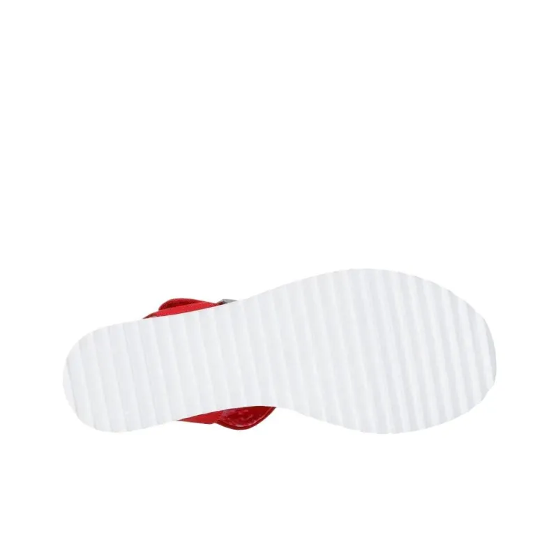 Skechers One Strap Sandals Women's Red-5
