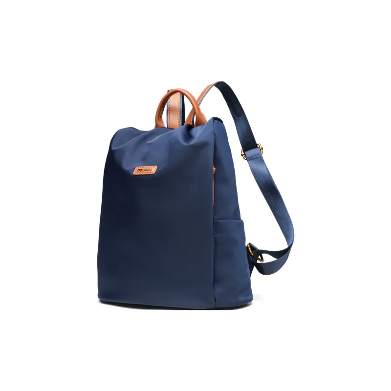 GELANNI Synthetic Leather With Cow Leather Backpack Regular Unisex Multicolor-6
