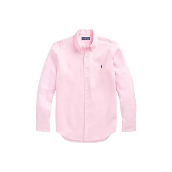 Polo Ralph Lauren Logo Embroidered Button Up Shirt