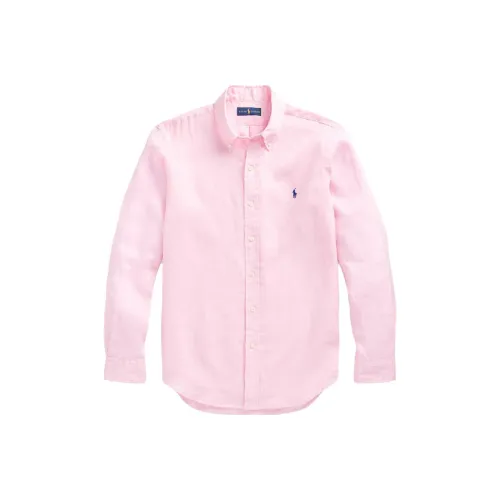 Polo Ralph Lauren Logo Embroidered Button Up Shirt