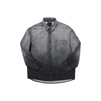 ABLE JEANS Shirt Men's Meteorite Gray