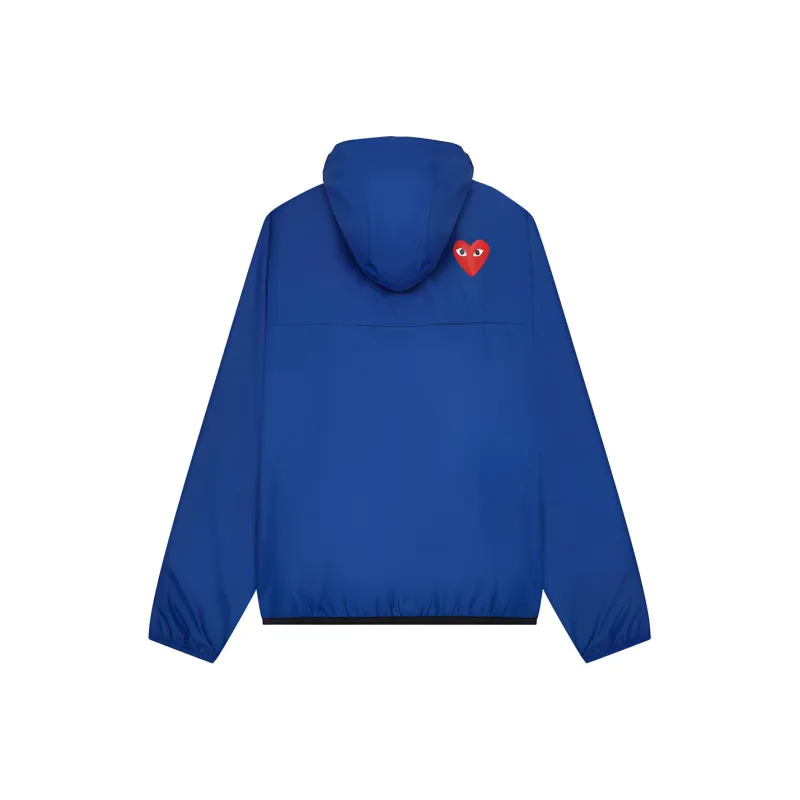 Comme Des Garcons Play X K Way Logos Half Zip Jacket-1