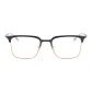 #29 Black Eyebrow Gold Frame