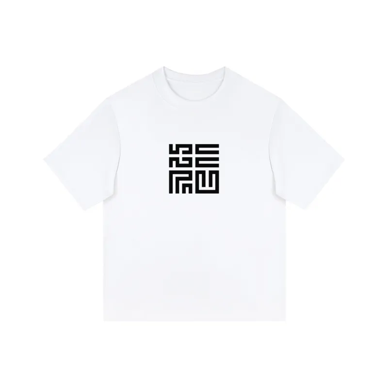 Kepu T Shirt Unisex Black Print Yellow-6