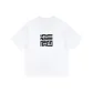 White with Black Print