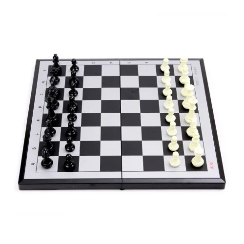 CHENGGONG Chess Foldable Board Game With Magnetic Chess Pieces, Portable And Educational Board Games