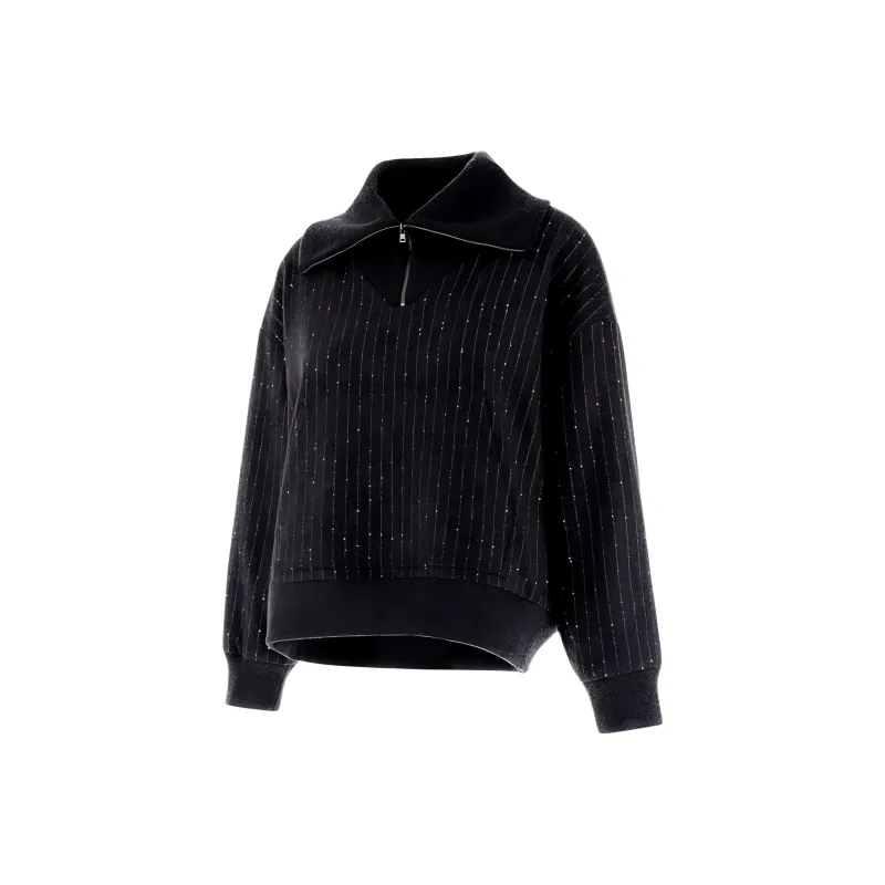 HERNO Rhinestone embellished Sweatshirt-2