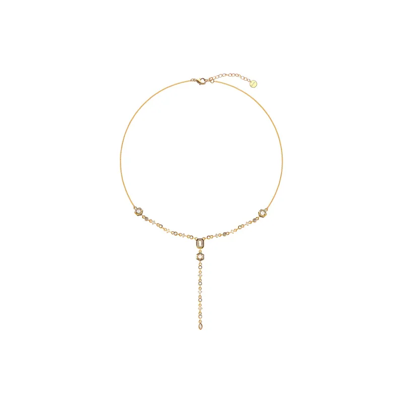 BOONEE ALUS Gold Plated Copper Synthetic Cubic Zirconia Necklaces Women's-0