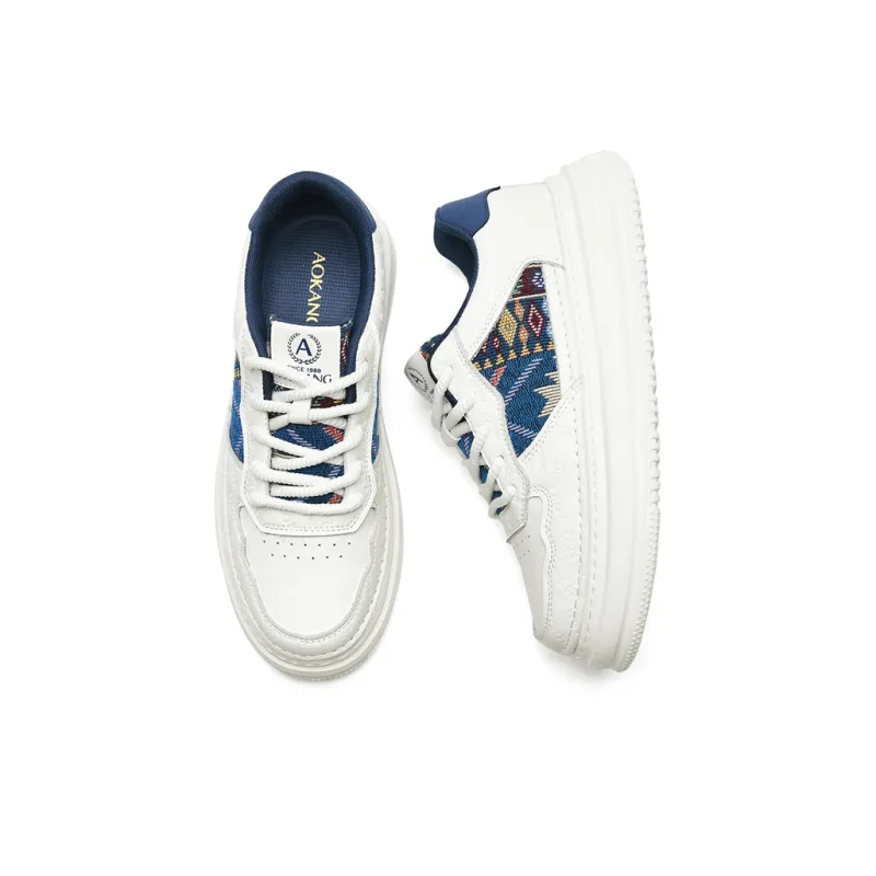 AOKANG Air Force One Series Cushioning Slip Resistant Low Top Skateboard Shoes Men's-5