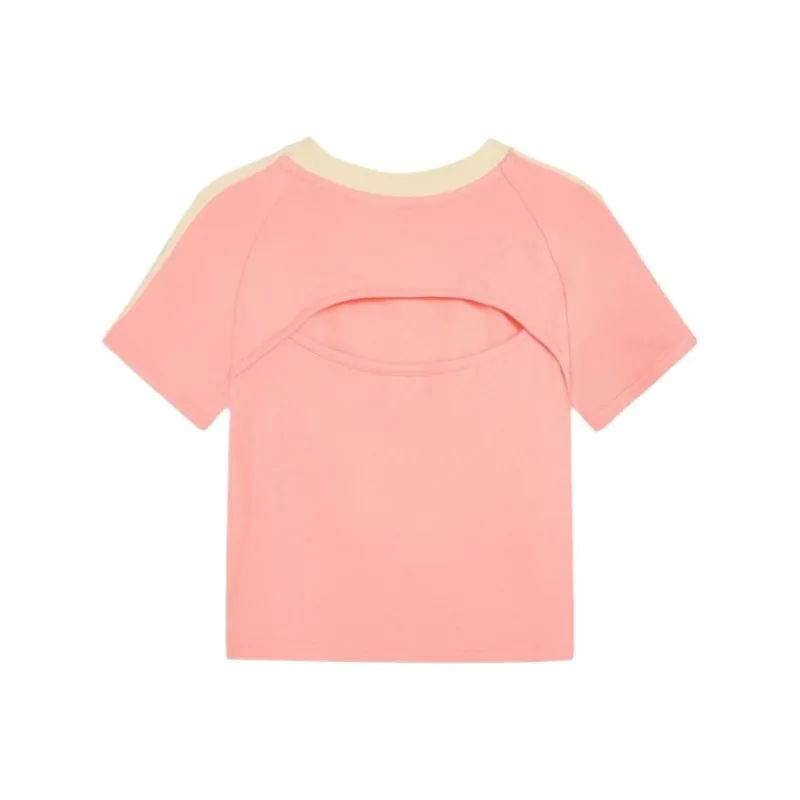 PUMA DARE TO Raglan Sleeve T Shirt Women's Peach Pink 18-1
