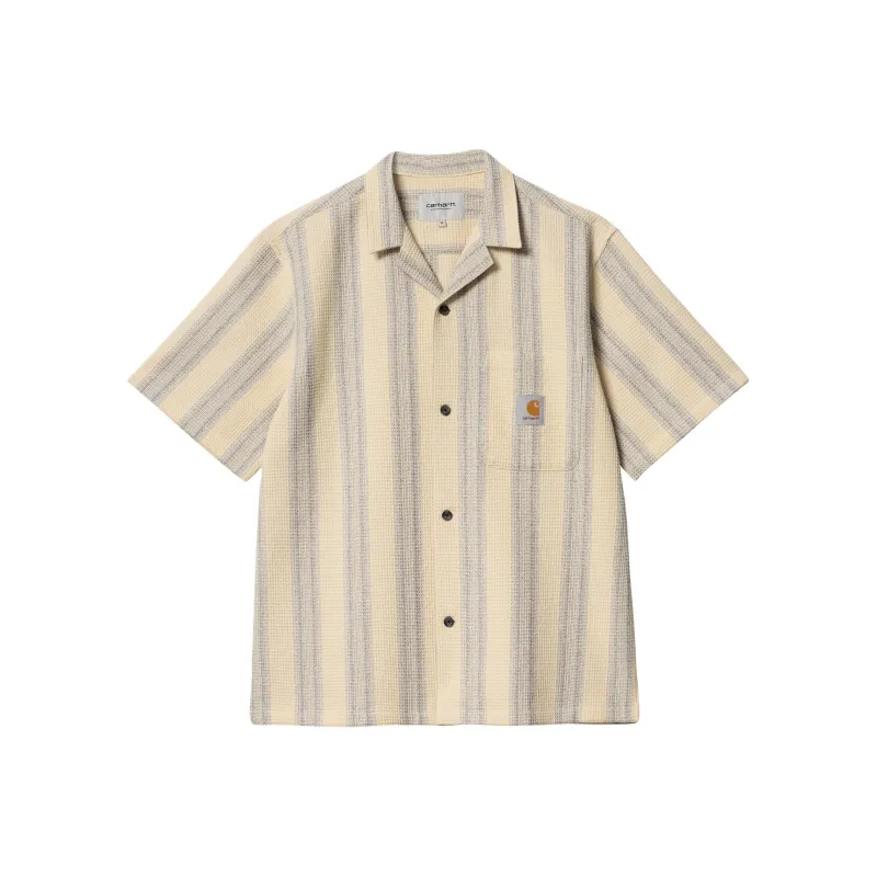 Carhartt WIP Dodson Waffle pattern Shirt-0