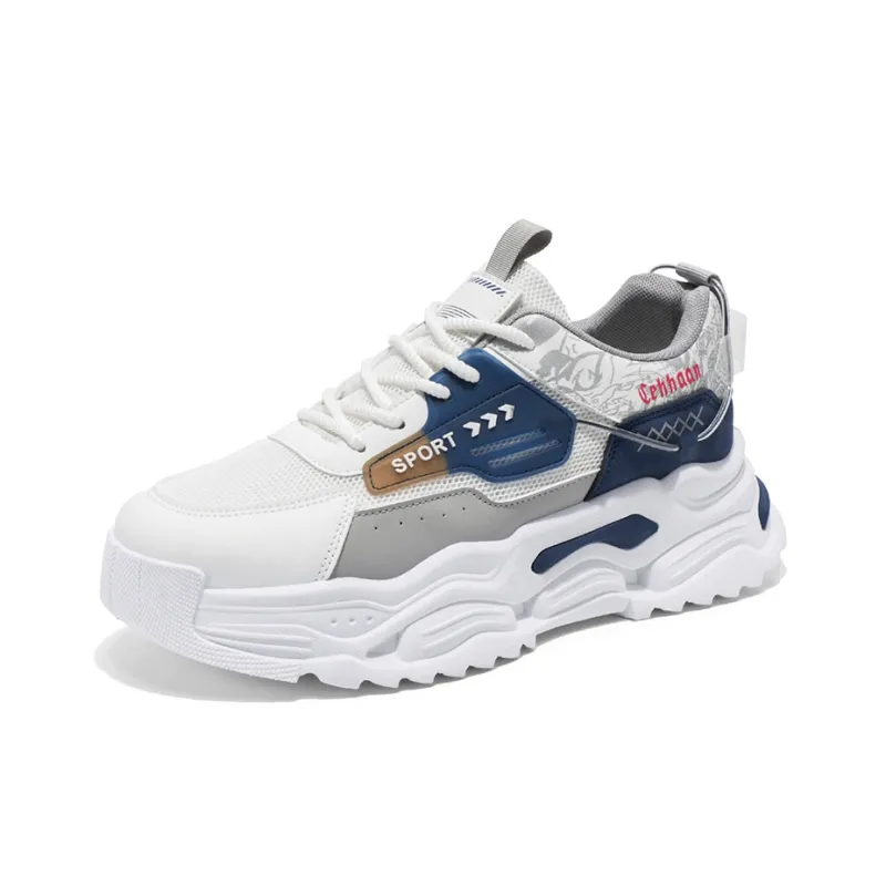 Vxv Shock Absorbers Slip Resistant Breathable Low Top Chunky Sneakers Men's-0