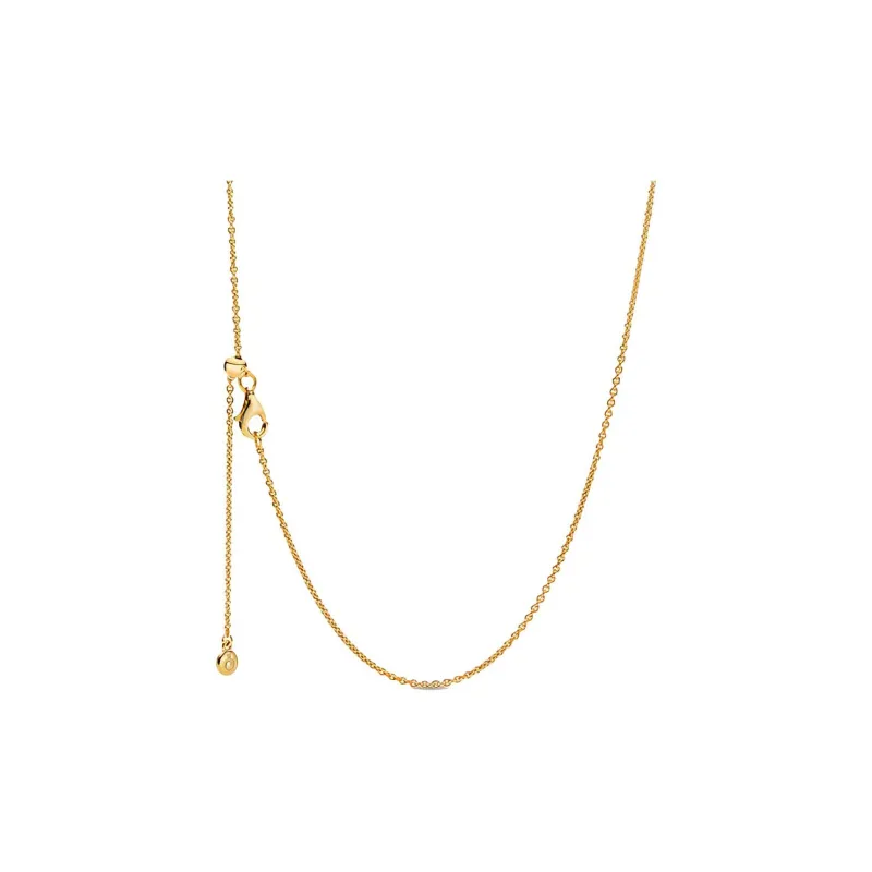 Pandora Gold Plated Necklaces Unisex-3