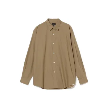 Beams Shirts Men Olive Green
