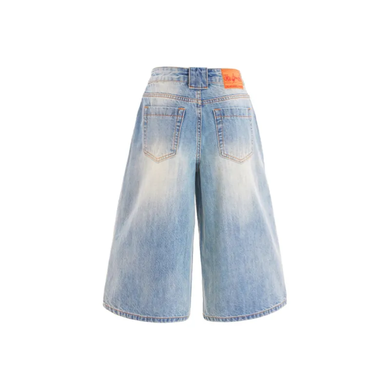 ZXZA Denim Shorts Women's Blue-1