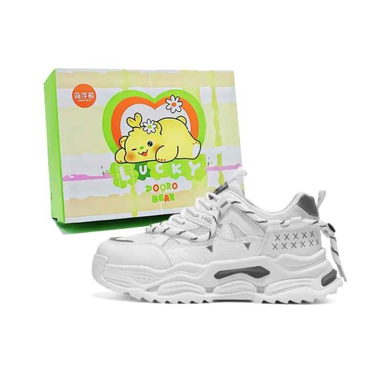 Budding Bear Slip Resistant And Breathable Low Top Chunky Sneakers Men's-0