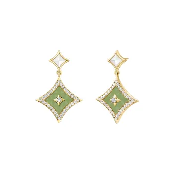 Lola Rose Aventurine Stud Earrings Women's