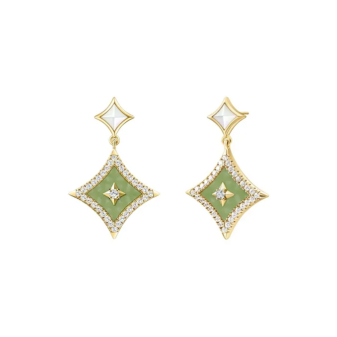 Lola Rose Natural Aventurine Stud Earrings Women's-0