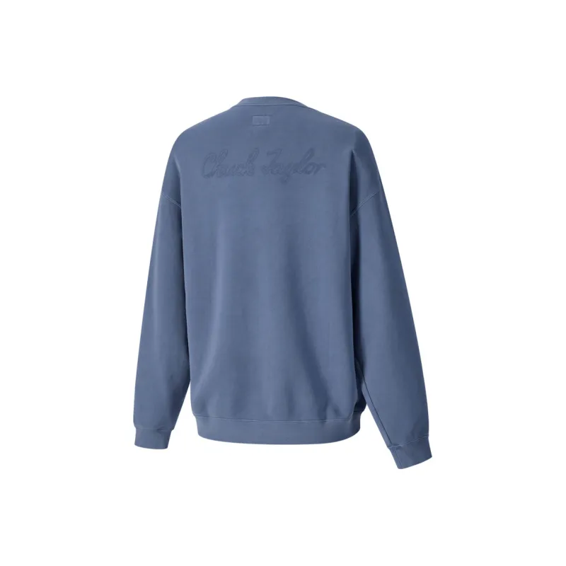 Converse Chuck Taylor SEASONAL Sweatshirt Unisex Blue-1