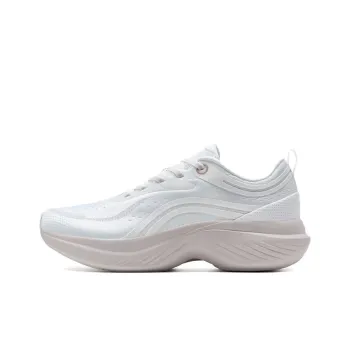 XTEP Abrasion Resistant Coverage Low Top Casual Running Shoes Women's Classic White