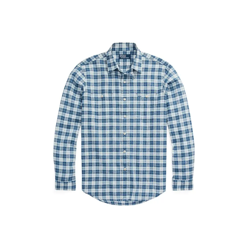Polo Ralph Lauren Check pattern Linen blend Shirt-0