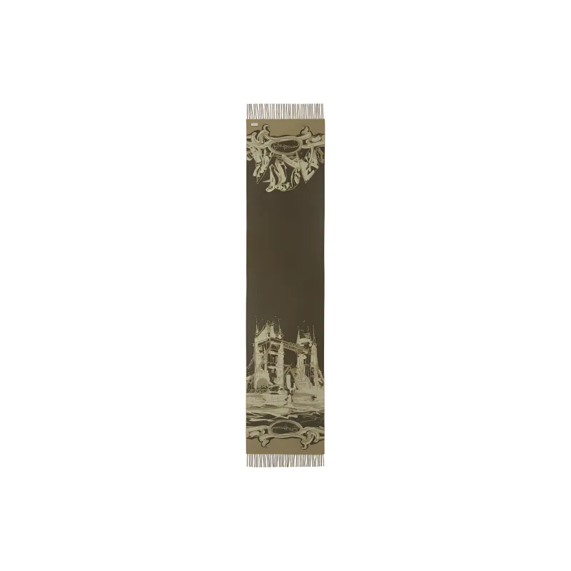 Burberry Tower Bridge Cashmere Scarf-1