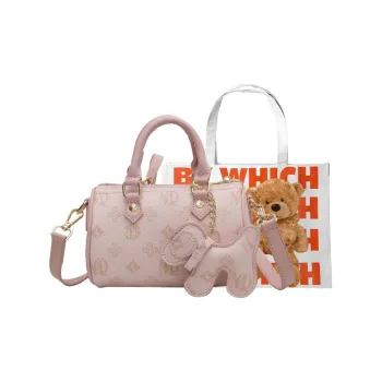 Bywhich PU Boston Bag Handbag Women's Multicolor