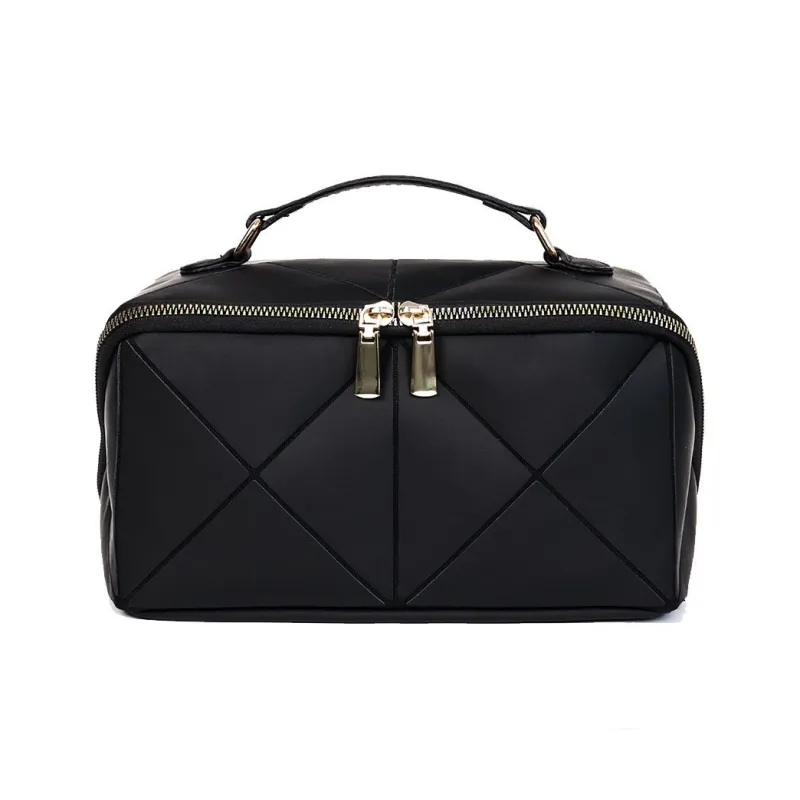 Tong Tong Rabbit PU Makeup Bag Regular Women's Black-0